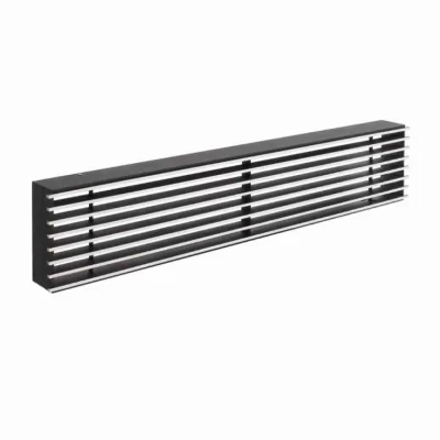 Grila Loft negru/inox slefuit – 650/100