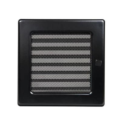 Grila Negru 17/17 cu Jaluzea