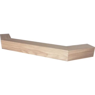 Blat lemn 135° colt simplu – mare+105x32cm